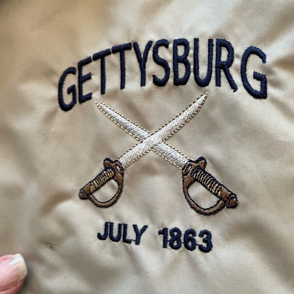 BEACON POINT “GETTYSBURG” LIGHTWEIGHT GOLF JACKET Size XL Tan with Blac… - Picture 5 of 15